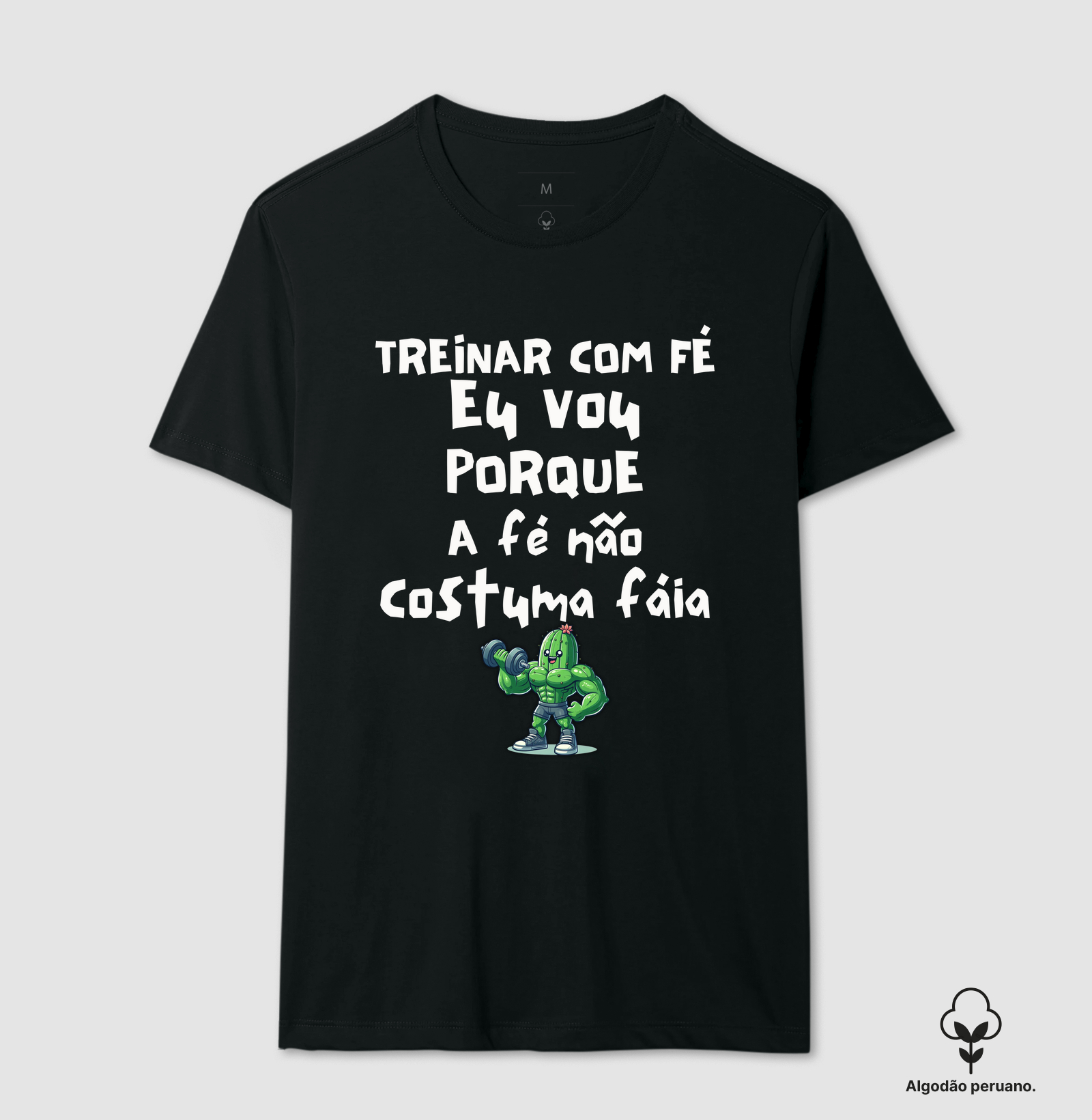 Treinar com fé eu vou porque a fé não costuma faiá