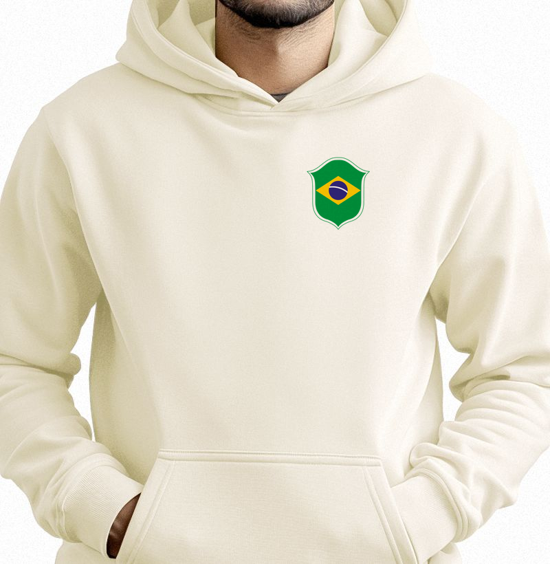 Moletom Canguru Escudo Brasileiro