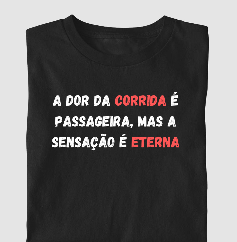 A dor da corrida é passageira