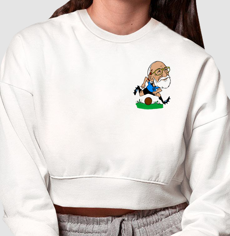 Cropped Moletom Educador Peito