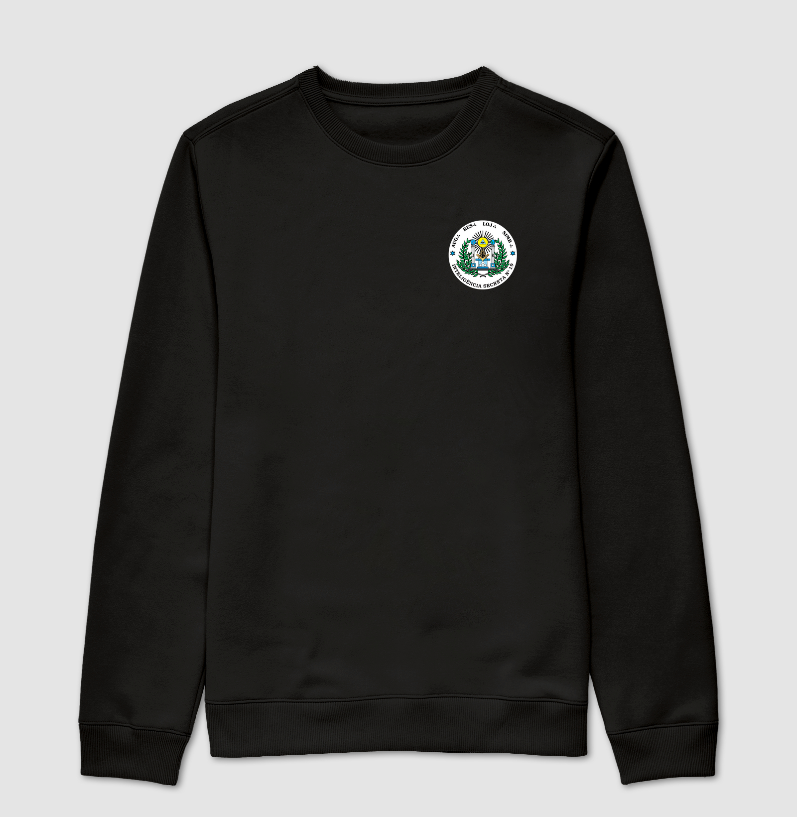 Suéter Moletom Personalizado ARLS INTELIGÊNCIA SECRETA Nº19