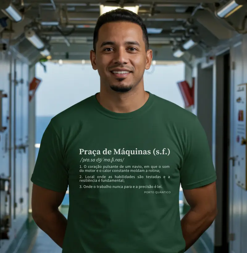 Camiseta Unissex 100% Algodão – Praça de Máquinas (s.f.)