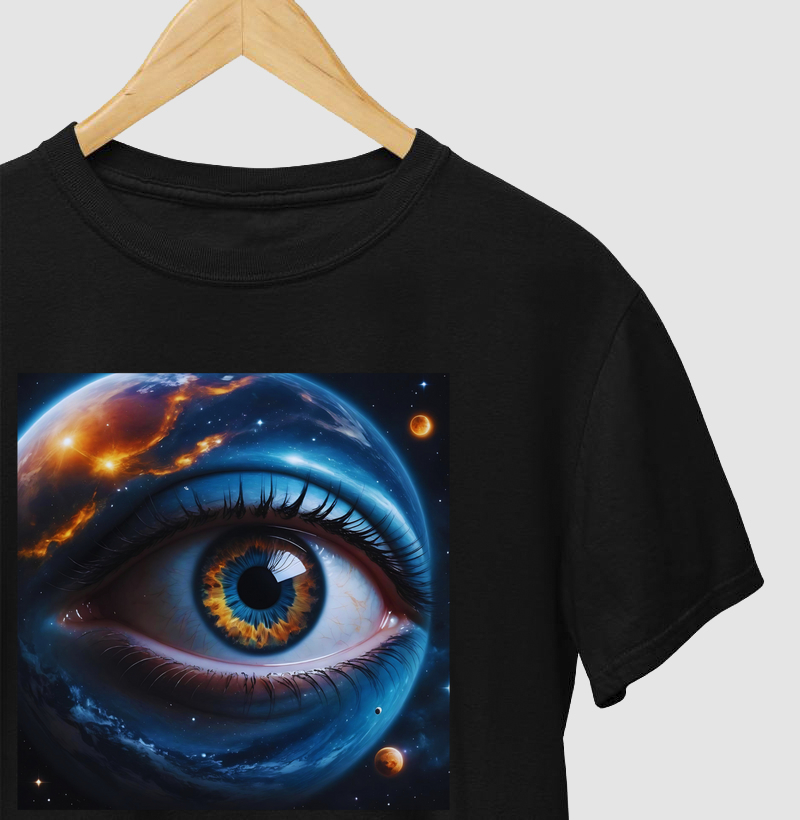 "Explore o Universo com Nossas Camisetas Cósmicas!