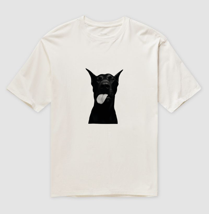 Camiseta Oversized Doberman