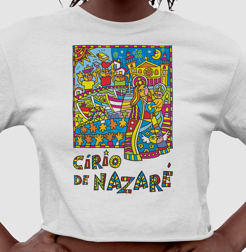 Cropped - Círio Colorido