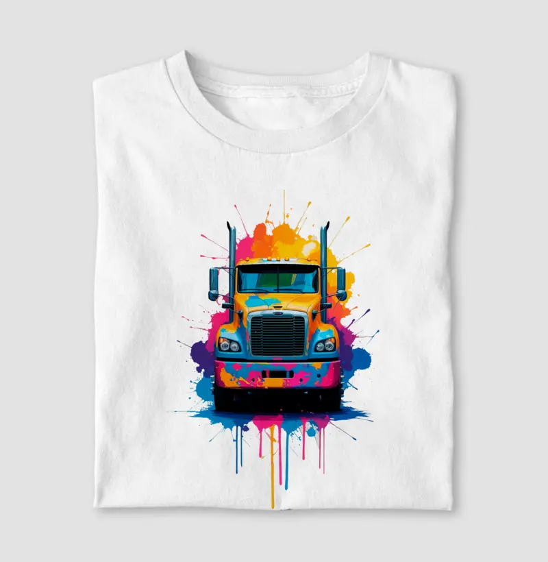 caminhão aquarela
