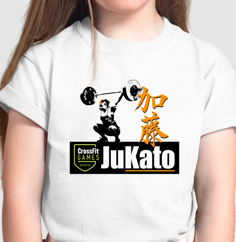 Camiseta infantil branca