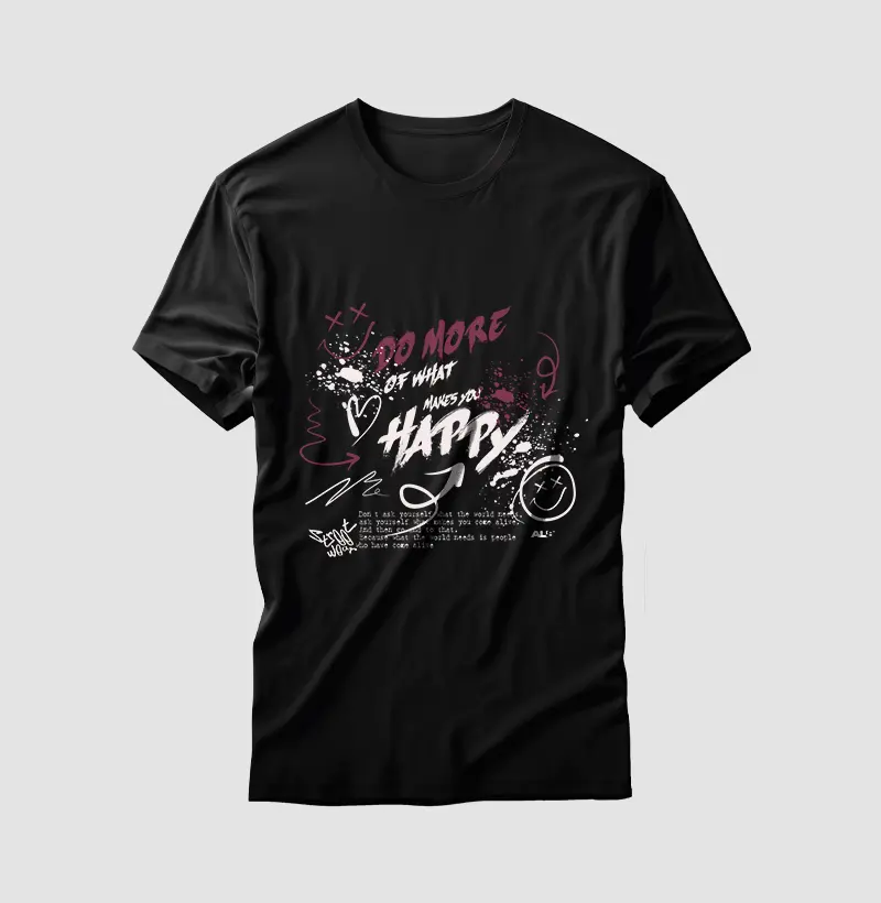 T-shirt More Happy