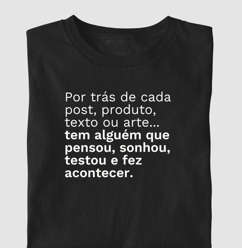 Por trás de cada post