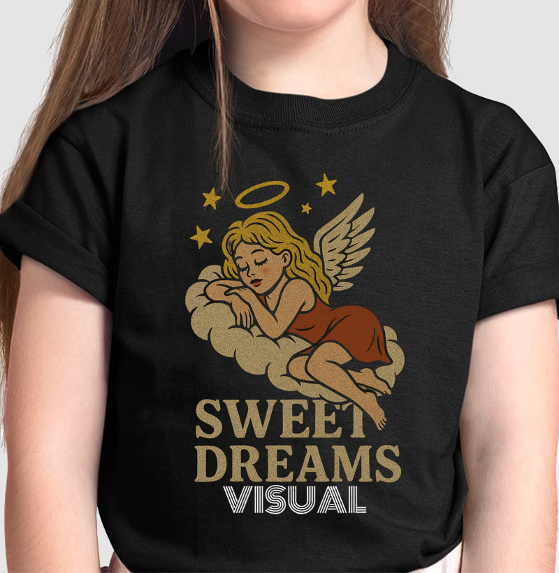 Camiseta Infantil Sweet Dreams - Visual