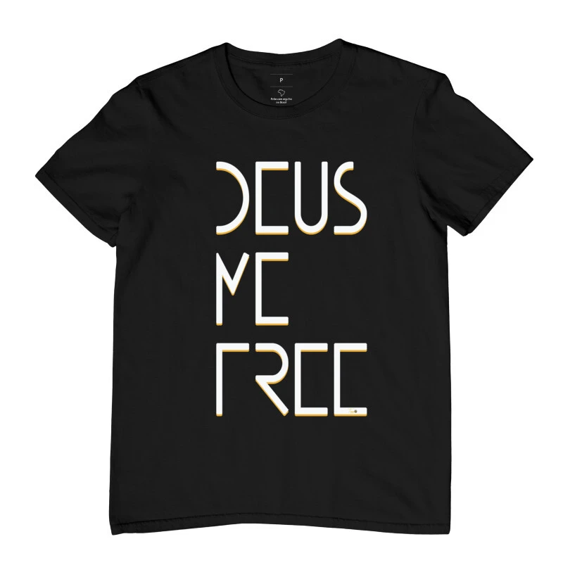 Camiseta Gamer Deus Me Free