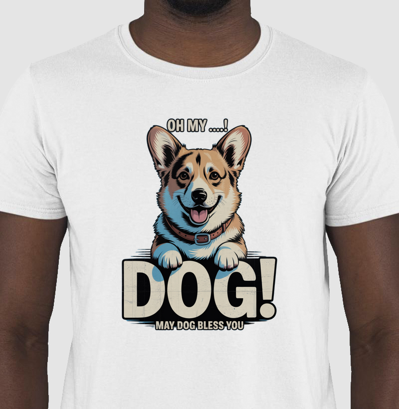 Camiseta OMD - Oh My Dog! Corgi