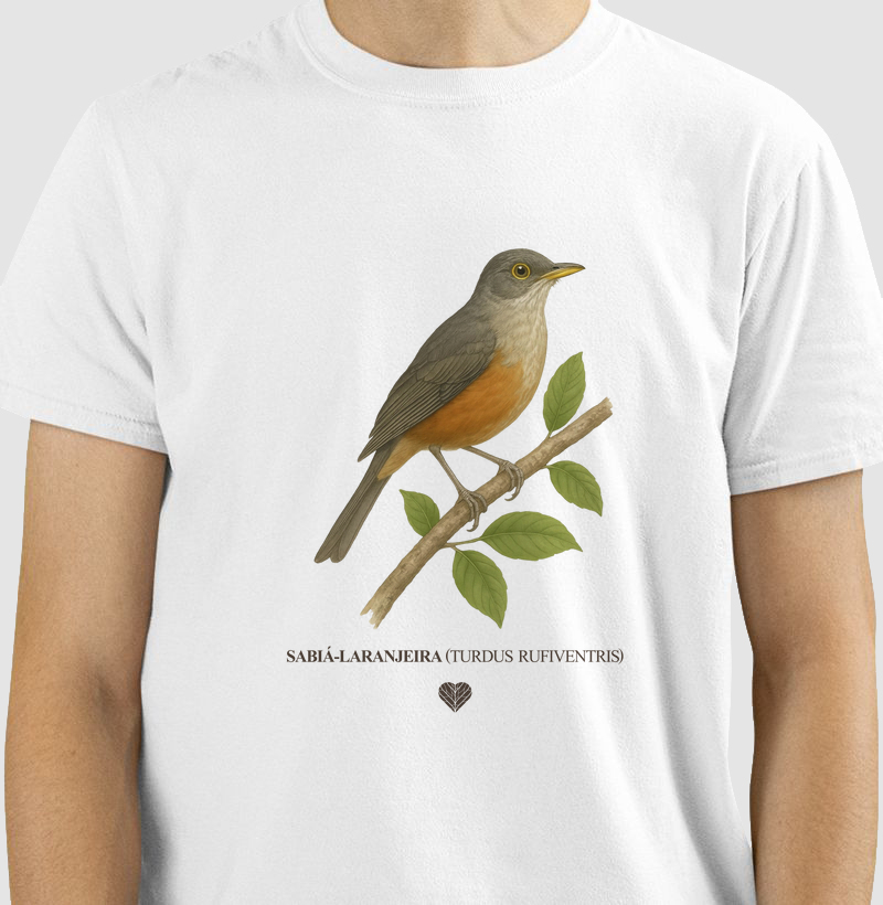 CAMISETA SABIÁ-LARANJEIRA