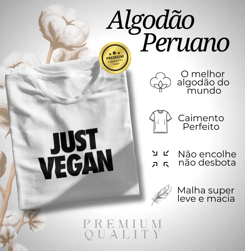 Algodão Peruano - Just vegan