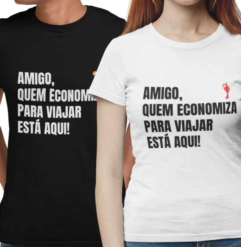 Camiseta Quem Economiza Para Viajar