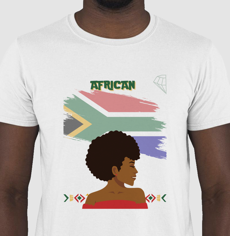 Camiseta Mulher Africana