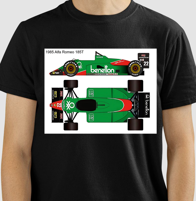 Camiseta F-1 Alfa Romeo 1985