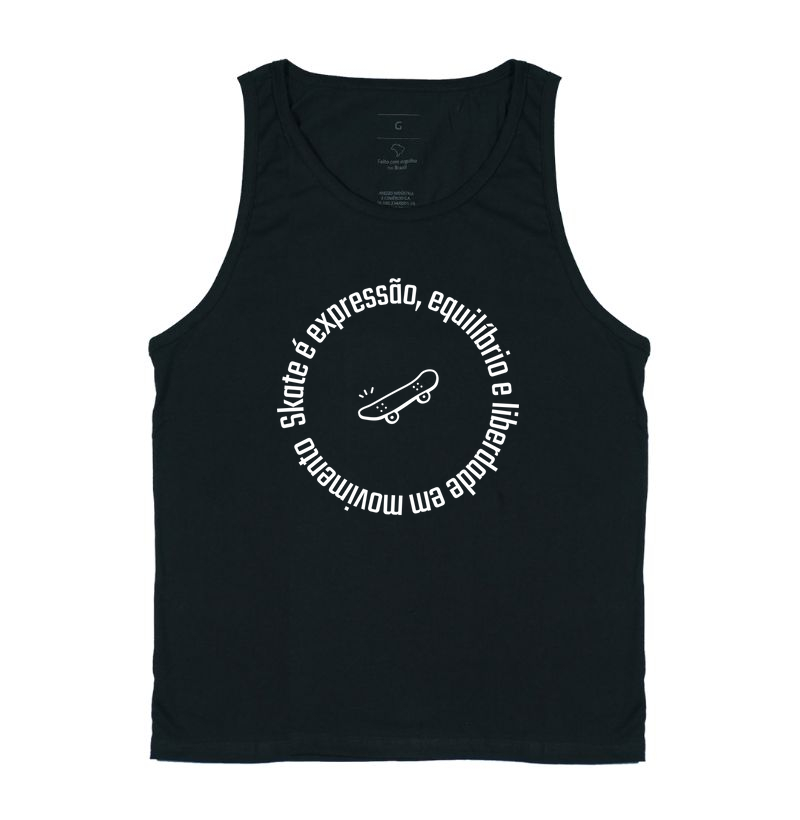 Camiseta GlideWear Skate é Expressão 