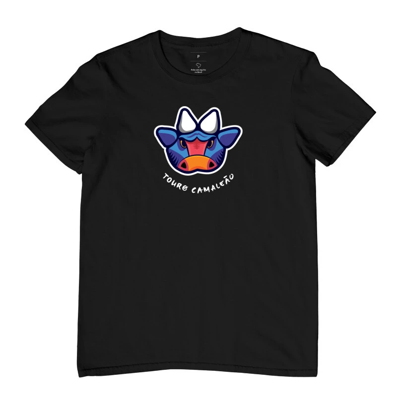 Camiseta Masculina Camaleão Signos - Touro