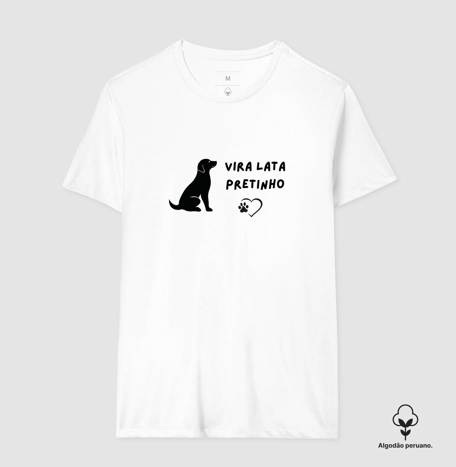 Camiseta Vira lata pretinho