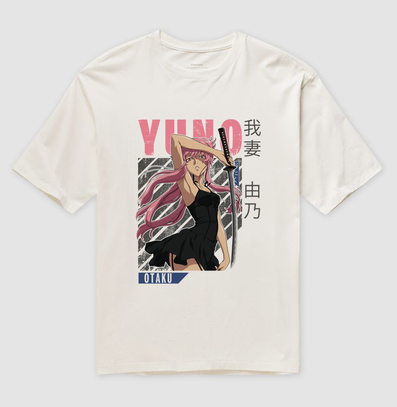 Oversized Yuno Black Dress (V. White)