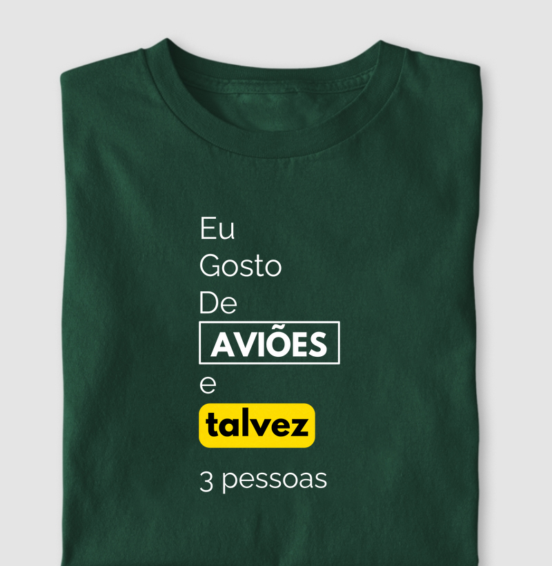 Eu gosto de aviões