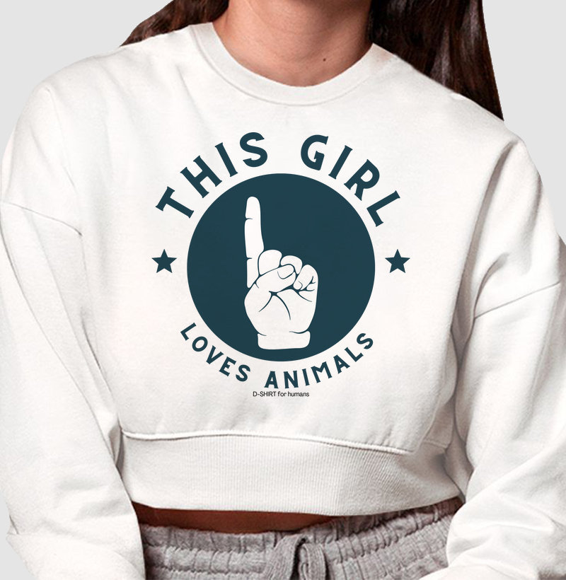Cropped - this girl loves animals
