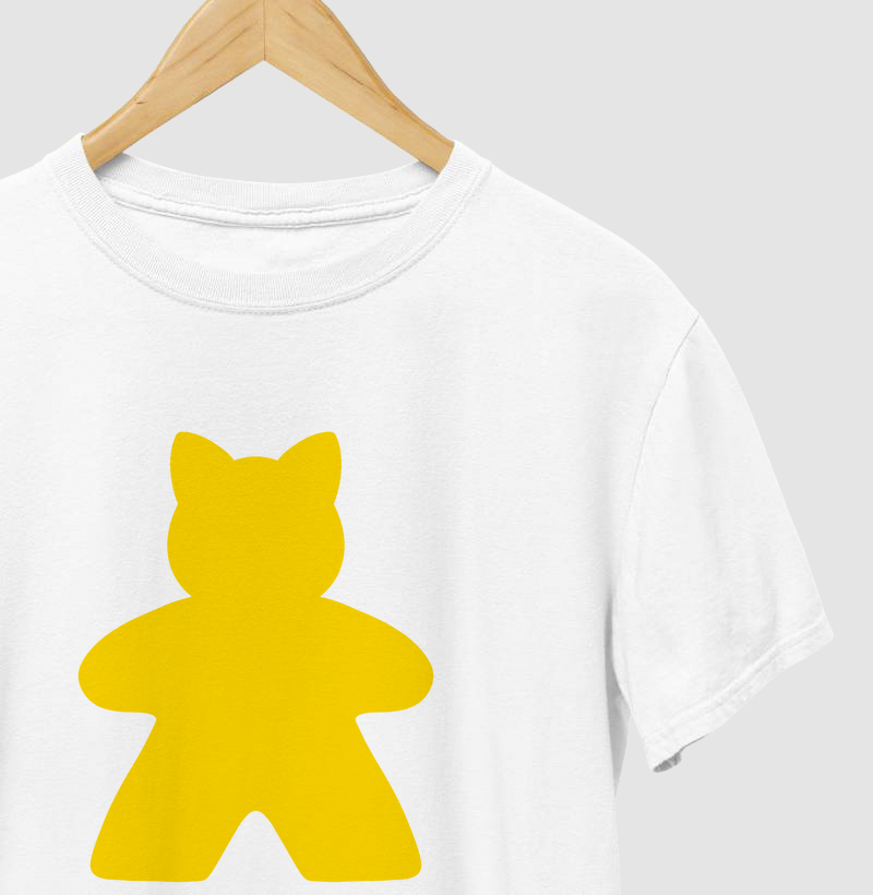 Cat Meeple - Amarelo