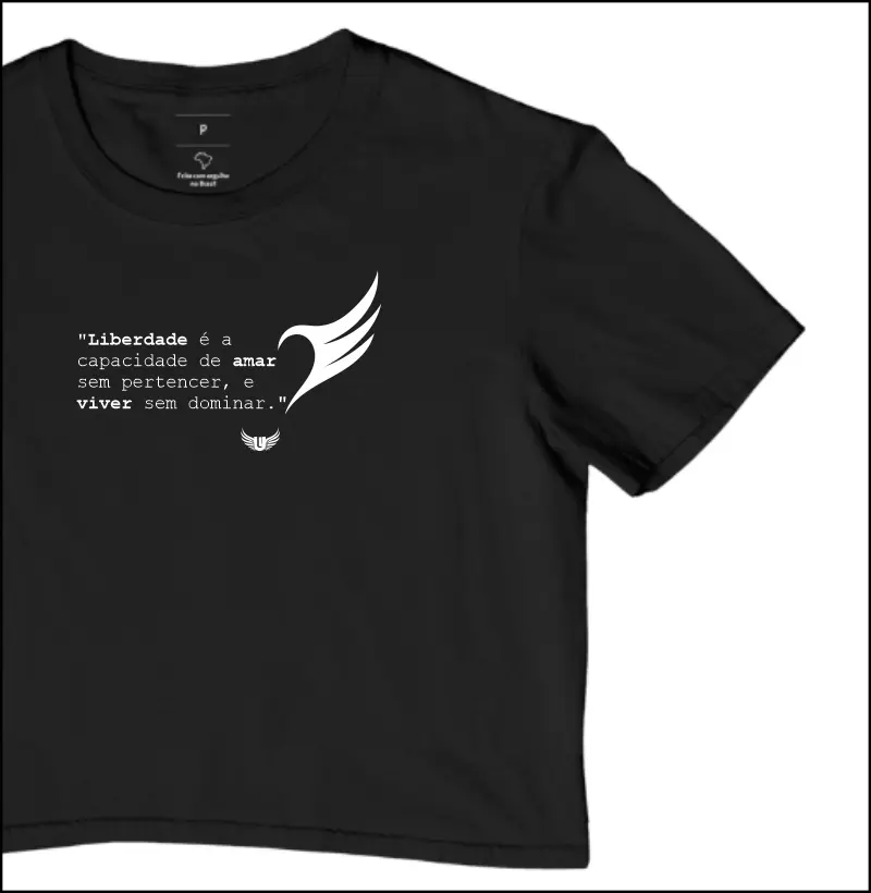 Cropped Viver sem dominar