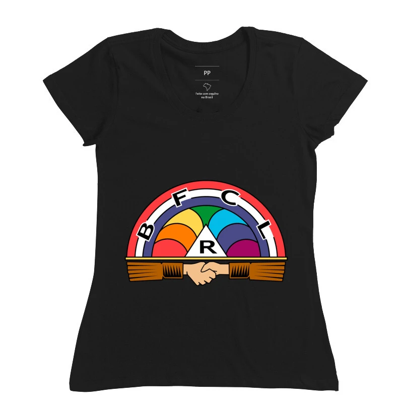 Camisa Meninas Arco-iris