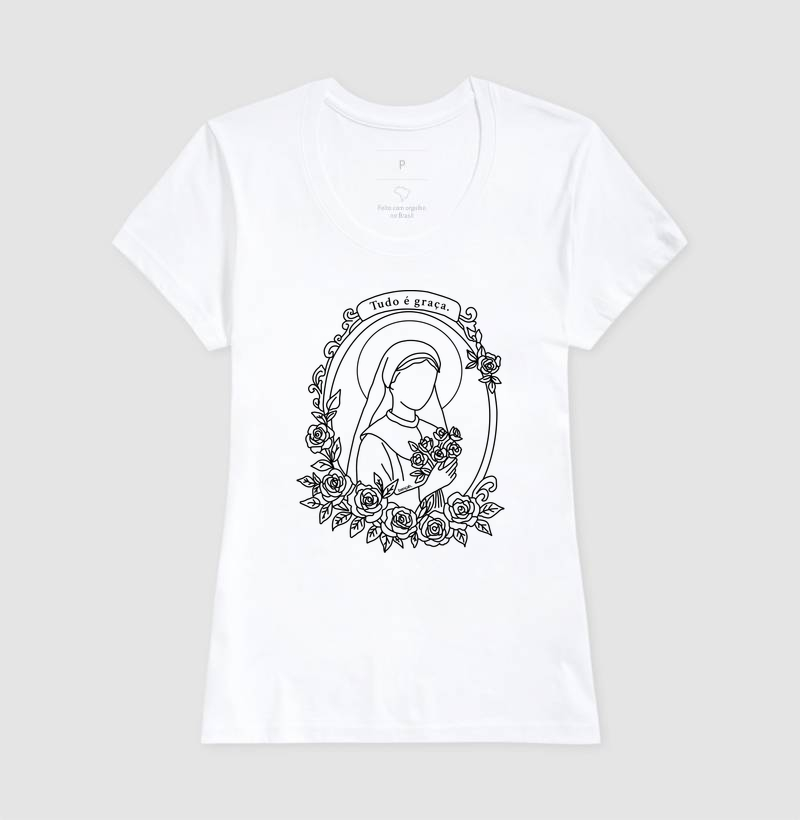  Camiseta Básica Graça