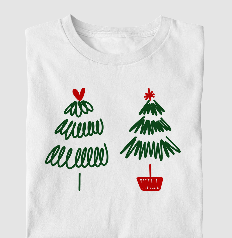 Camiseta Natal - Árvores