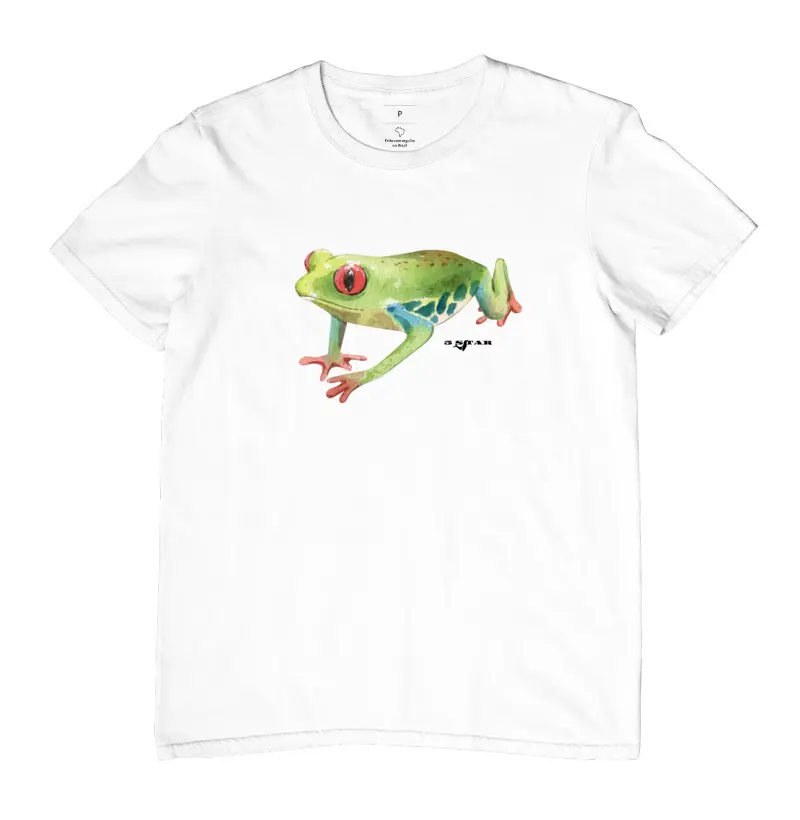 Camiseta Rã Aquarela