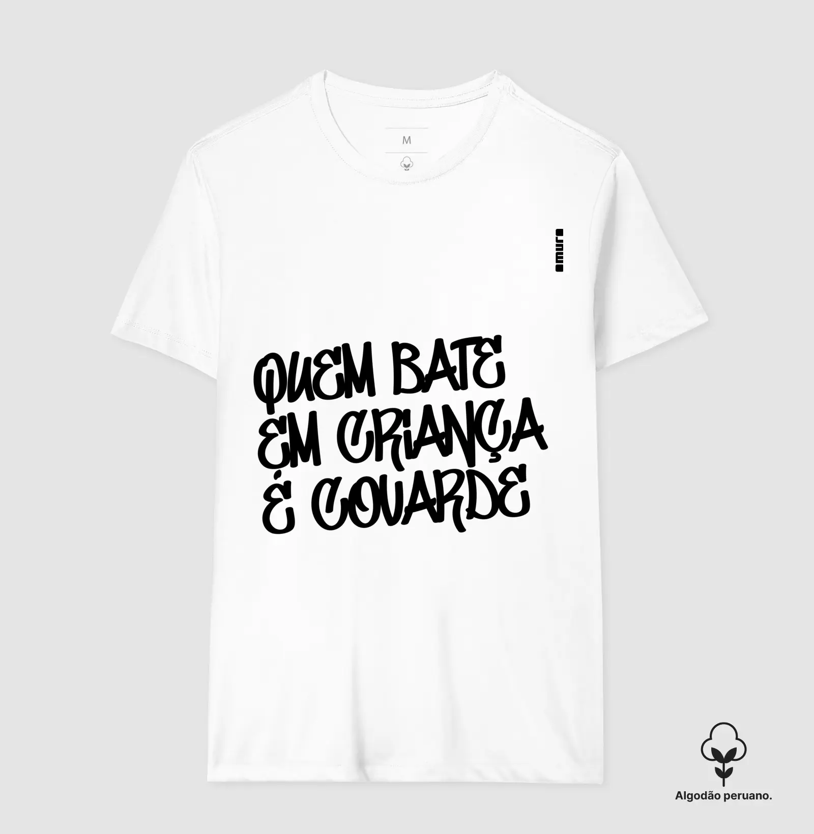 camiseta algodão peruano | cowards