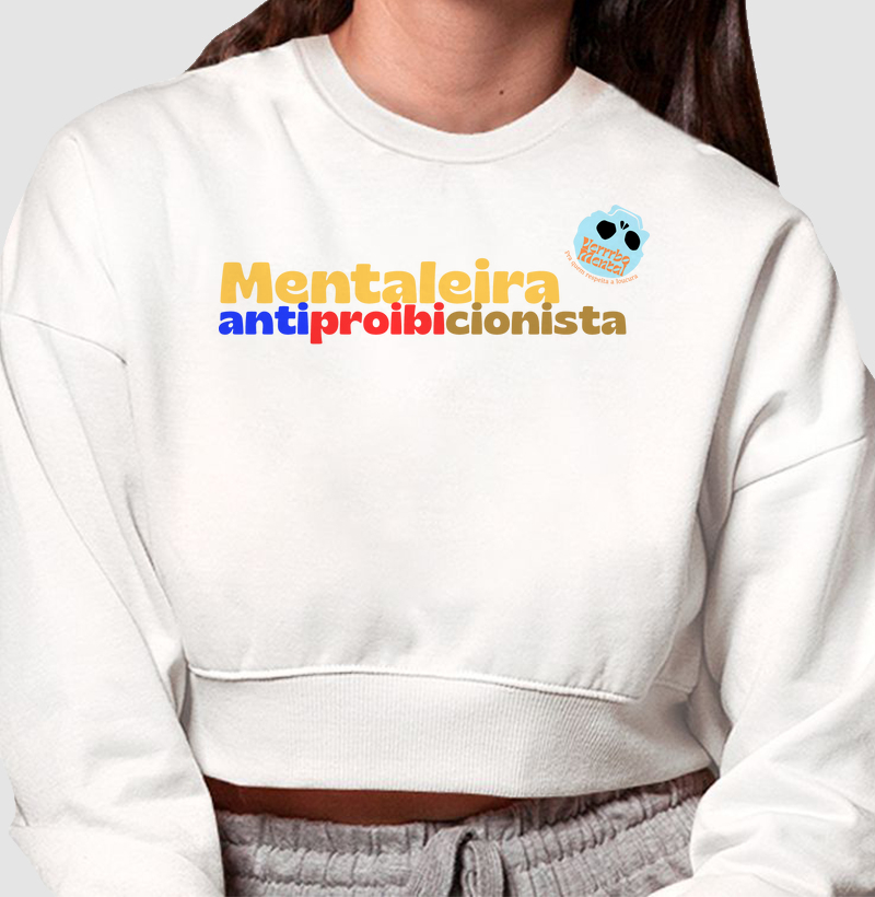 Cropped Mentaleira Antiproibicionista