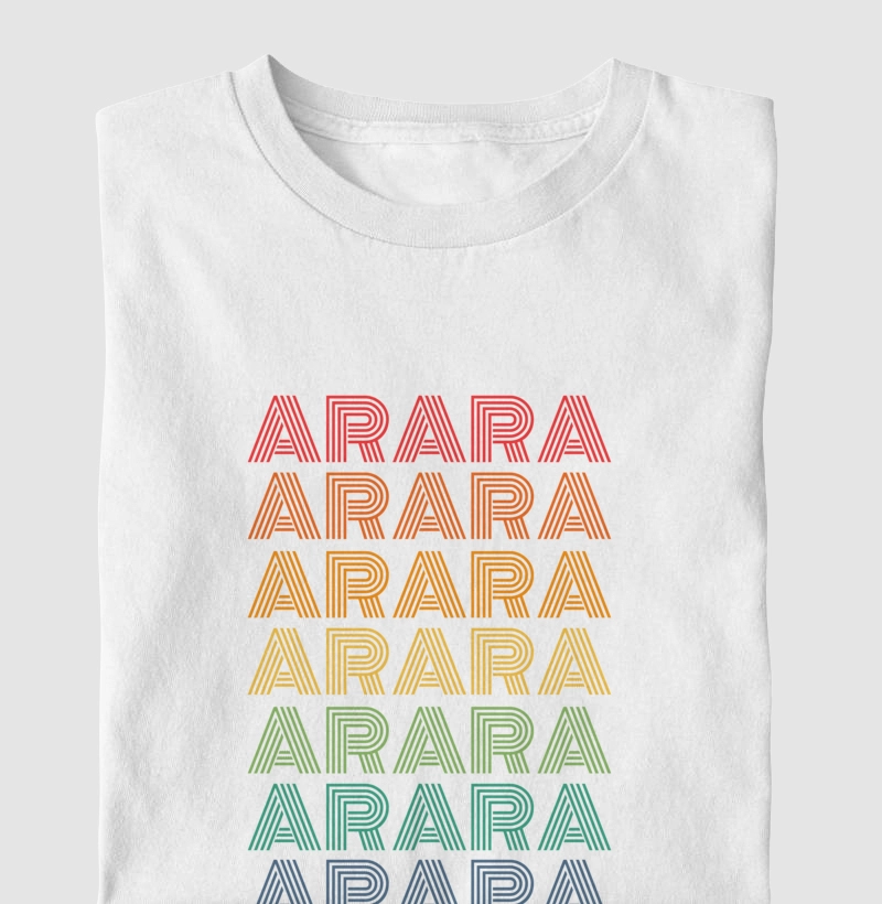 Arara Letreiro Retrô