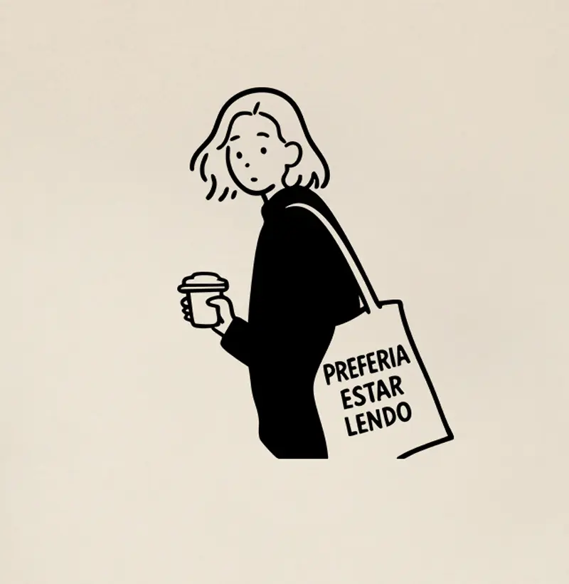 Camiseta - Preferia estar lendo 2