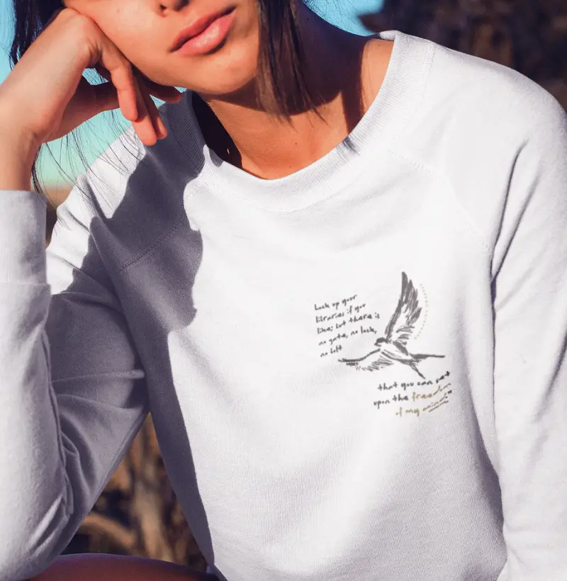 Suéter Freedom of My Mind — Virginia Woolf