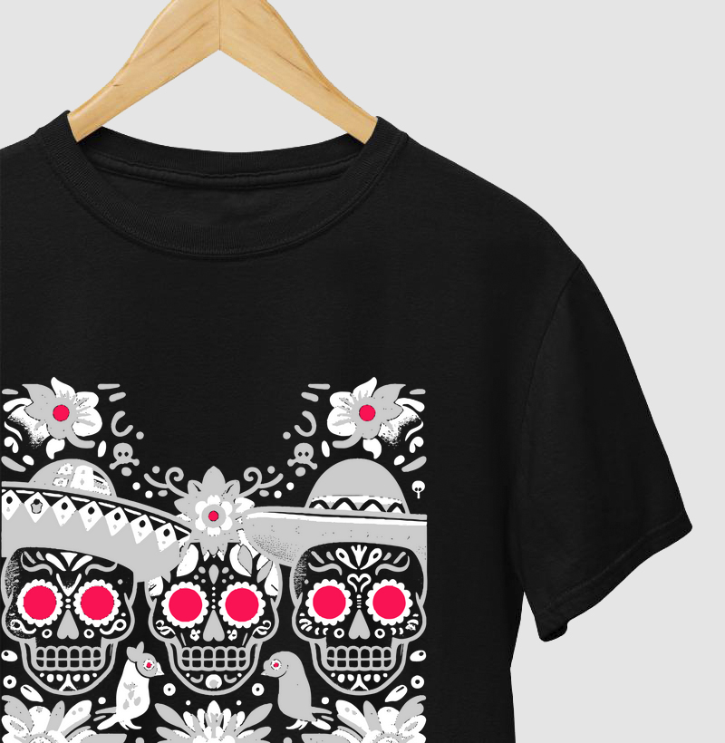 Dia de los Muertos – El Misterio (estampa branca central)