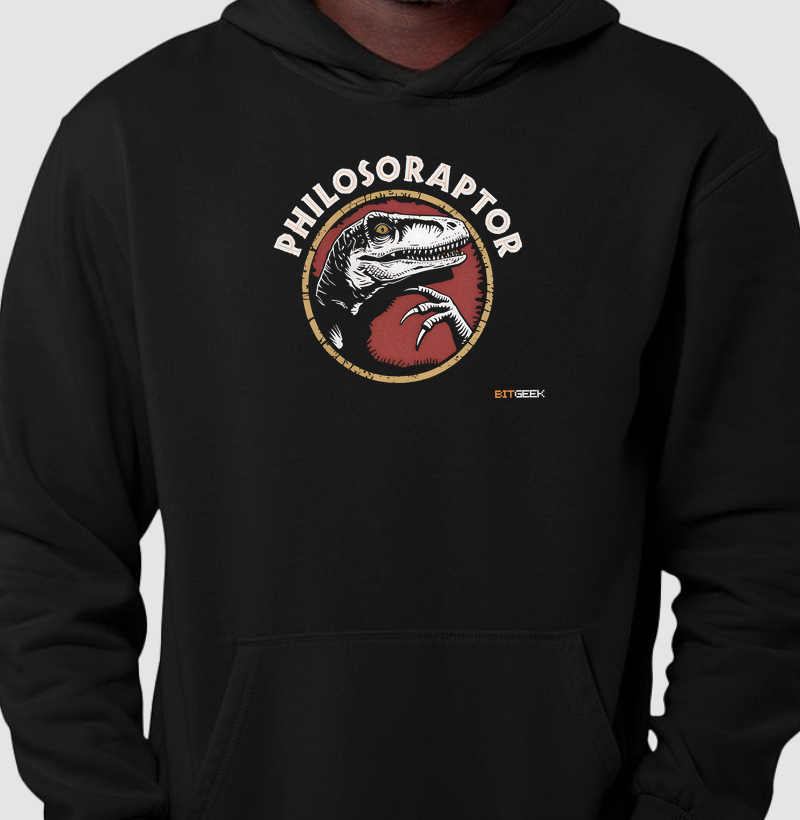 Hoodie Moletom Philosoraptor