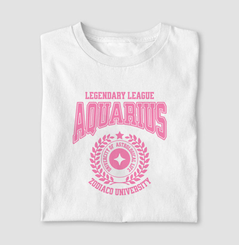 Camiseta Signos AQUÁRIO - AQUARIUS LEAGUE