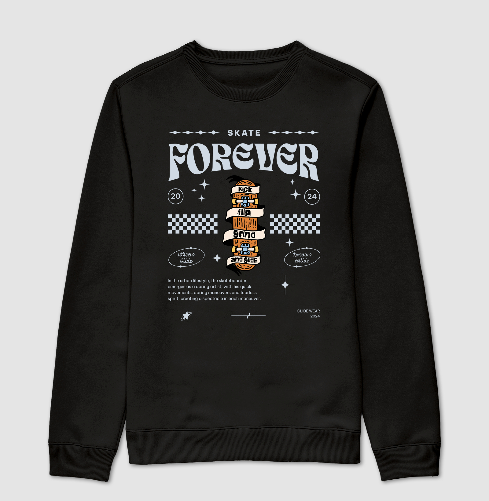 Suéter Moletom Glidewear Skate Forever
