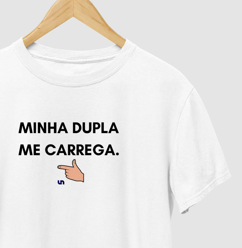 Minha dupla me carrega.