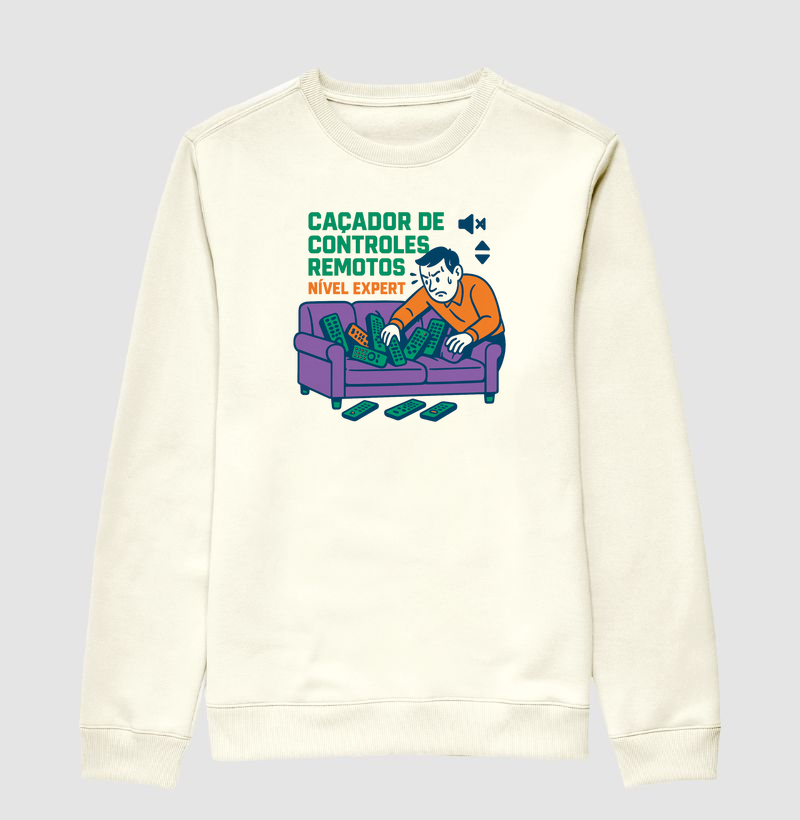 Suéter Moletom Caçador de controle remoto