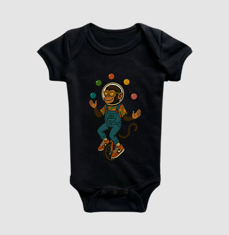 Camiseta macaco malabarista