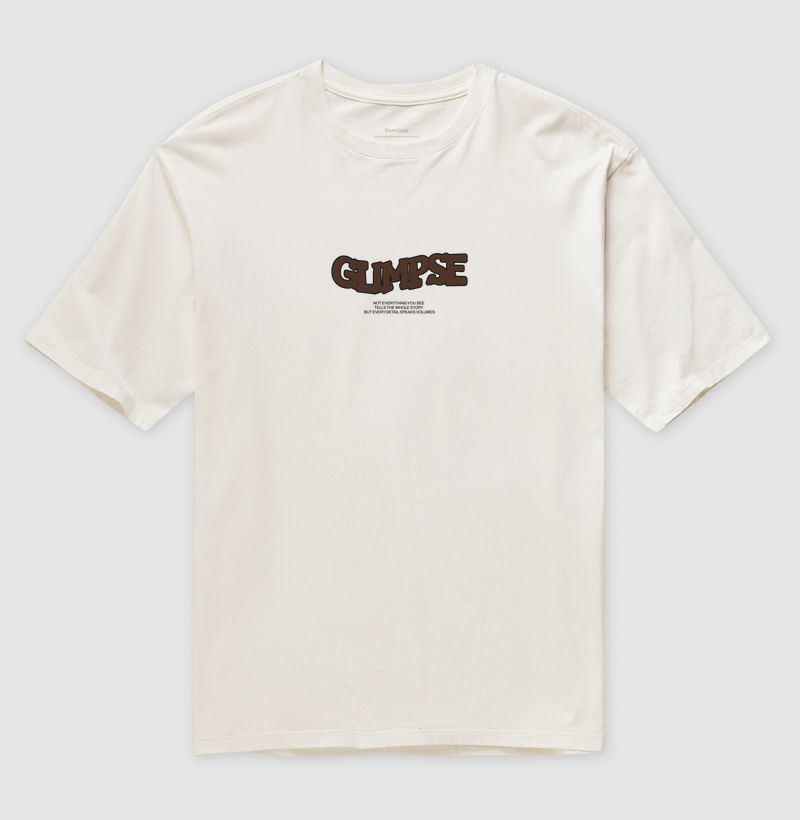 Camiseta Oversized Detail Glimpse Off-White.