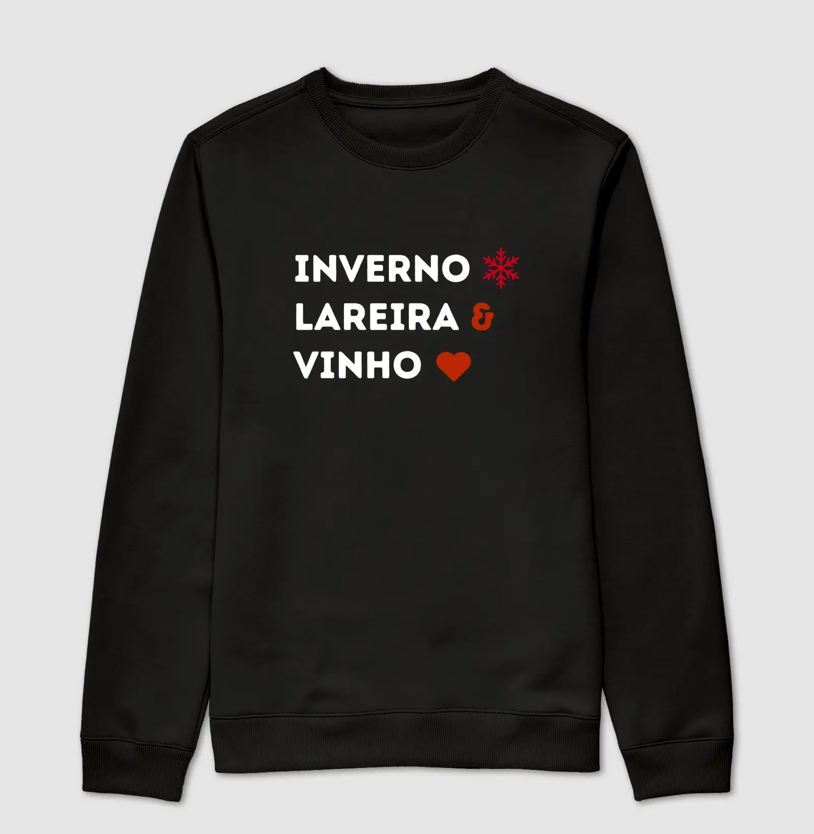 Moletom Inverno e Vinho