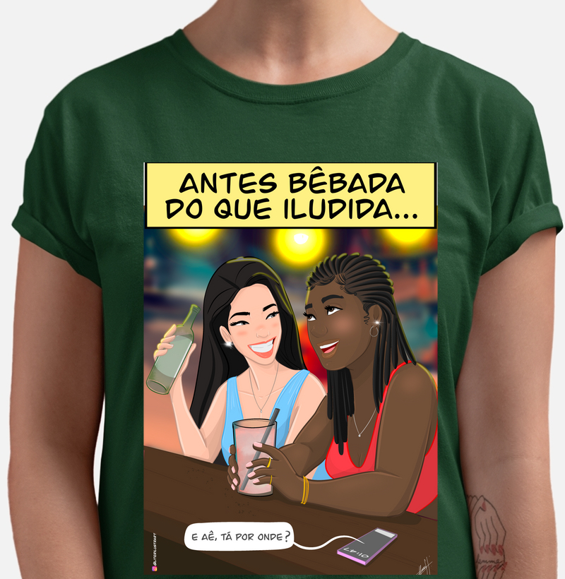 Antes bêbada - por @literilustrart
