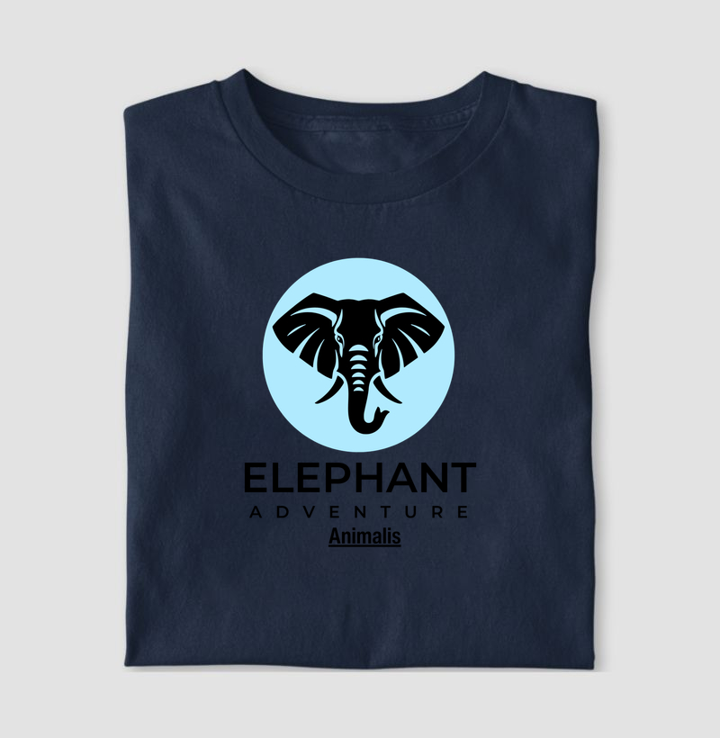 Camiseta Animalis 100% Algodão Elefante