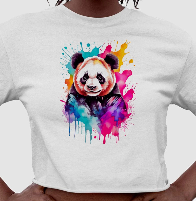 Cropped Panda Radiante